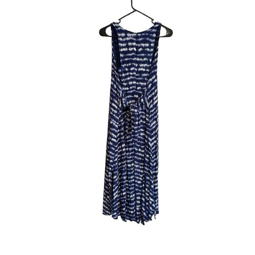 Ann Taylor Women's Blue Tie Dye Sleeveless Dress … - image 3