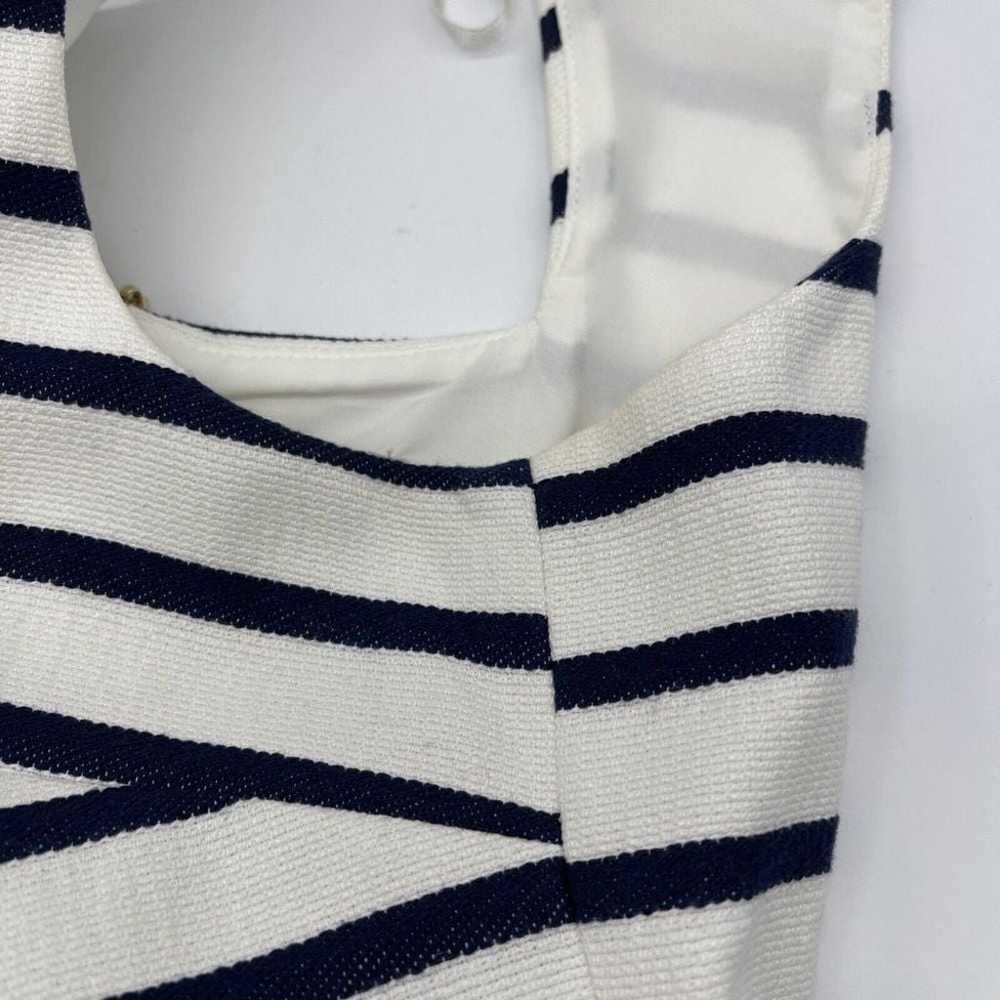 Eliza J Dress Women 6 Blue White Striped Nautical… - image 11