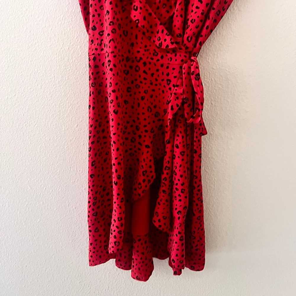 Aritzia Sunday Best Savoy Red Leopard Animal Prin… - image 4