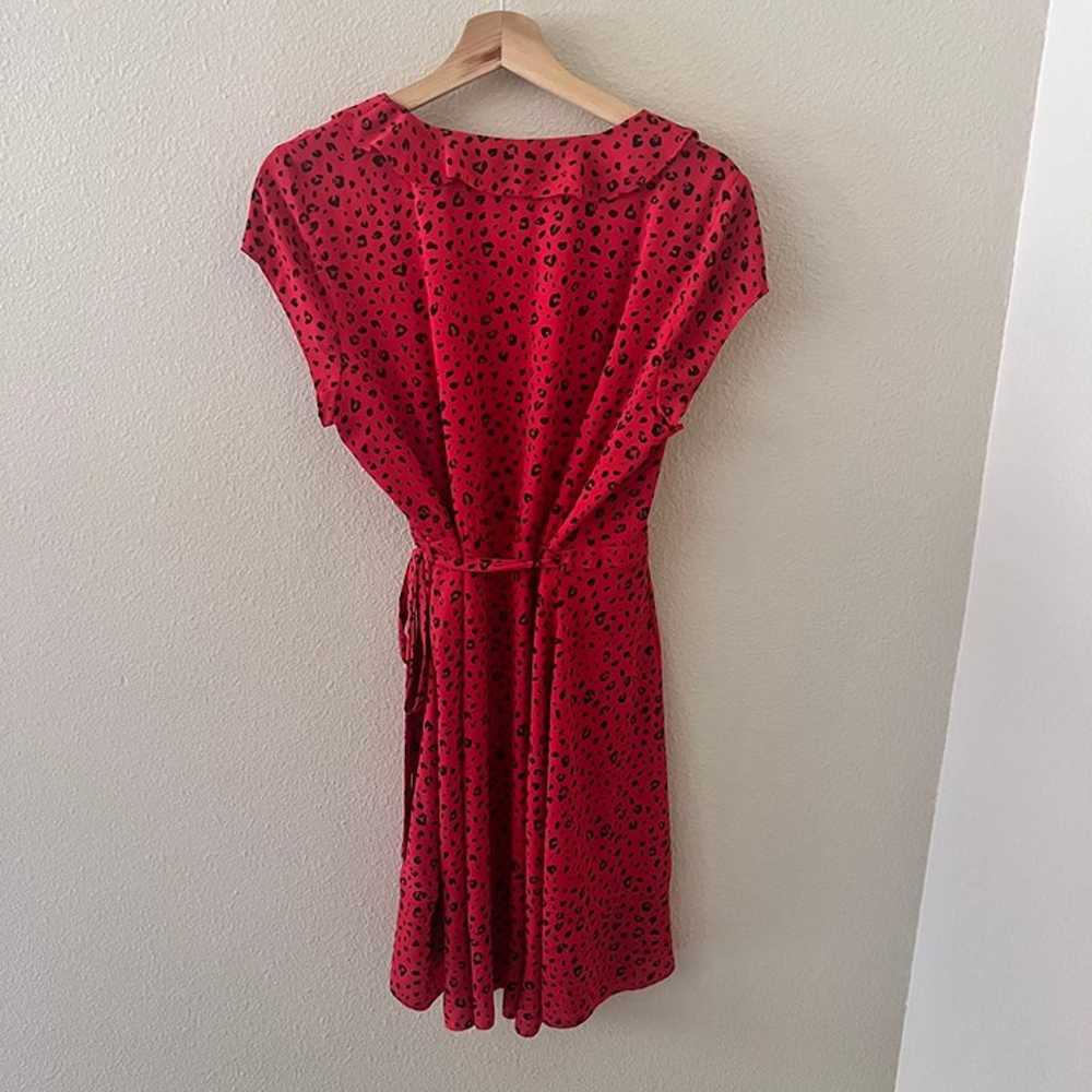 Aritzia Sunday Best Savoy Red Leopard Animal Prin… - image 7