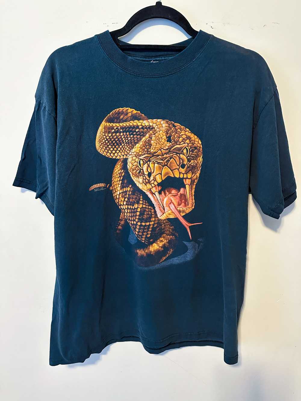 Vintage Vintage Human-i-tees rattle snake t-shirt… - image 1