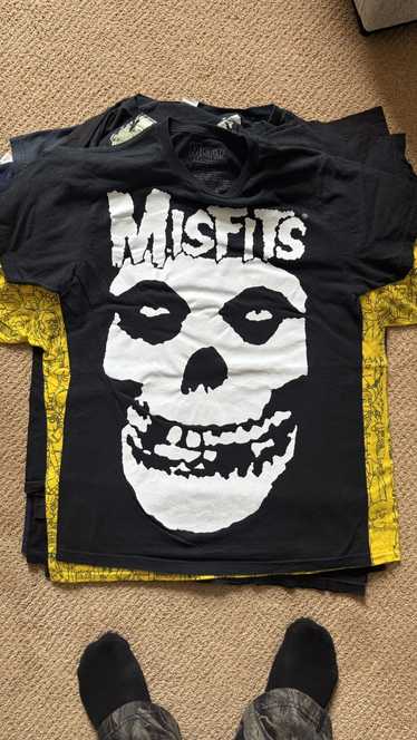 Misfits × Rock Band × Rock Tees Misfits skull tee