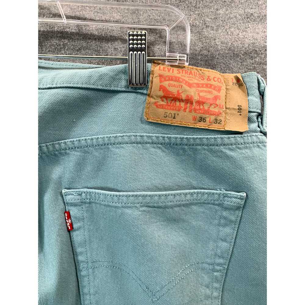 Levi's Levi's 501 Jeans Women Size W36 L32 Sea Gr… - image 3