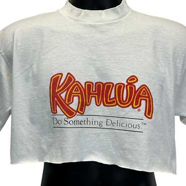 Vintage Vintage Kahlua Crop Top T Shirt Mens Large