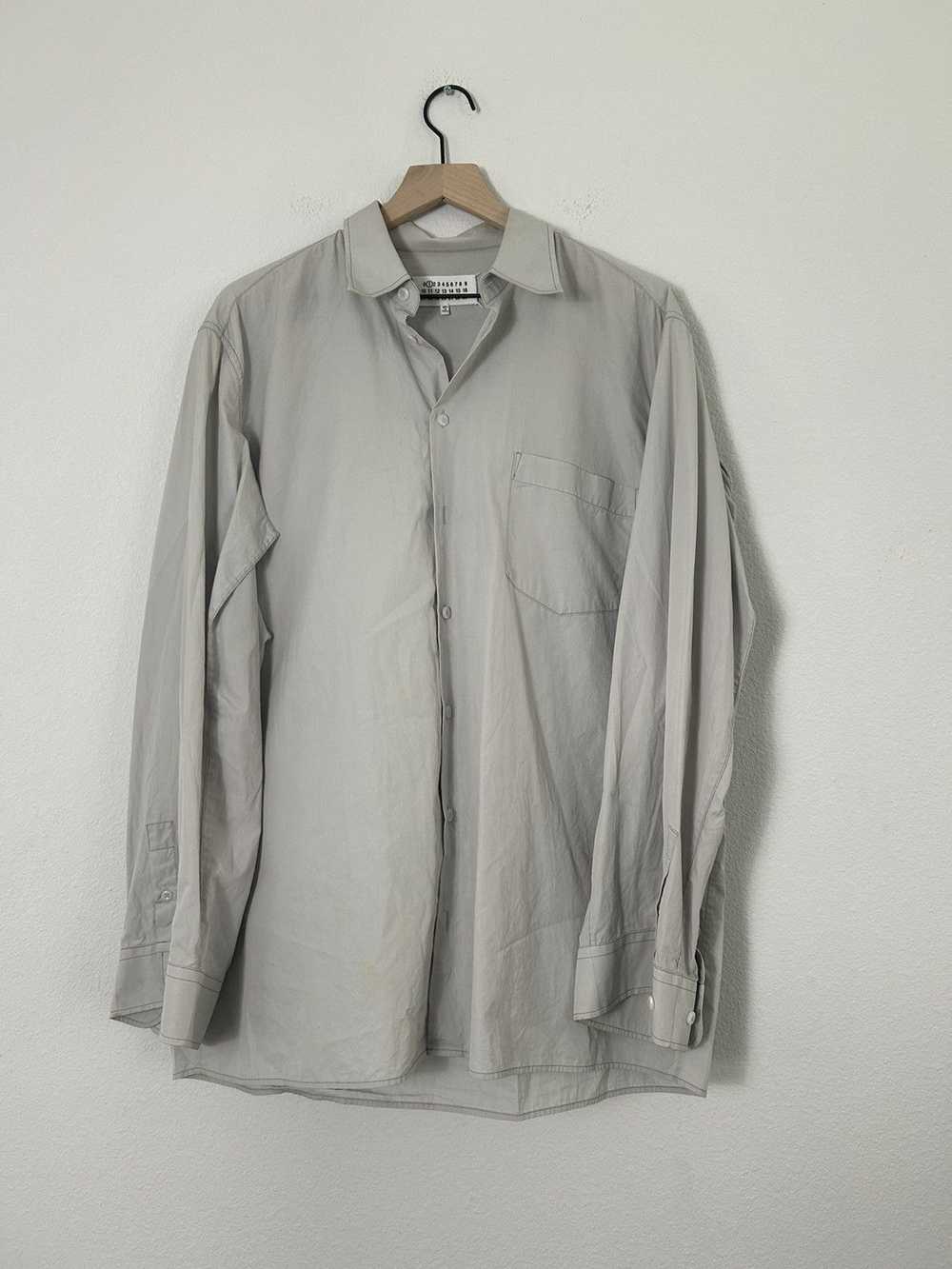 Maison Margiela Oversized Cut Out button up - image 1