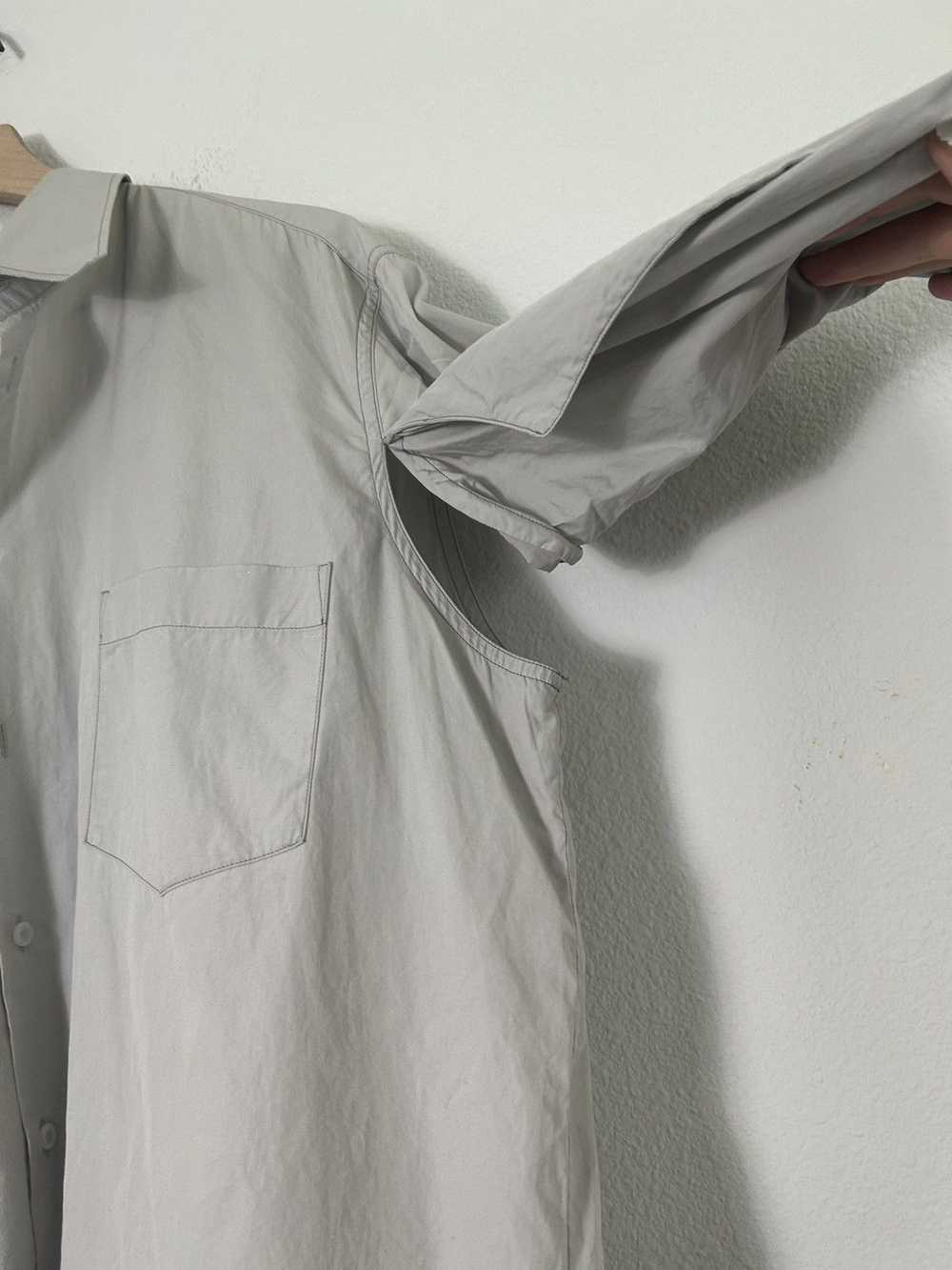 Maison Margiela Oversized Cut Out button up - image 4