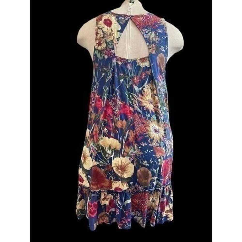 ENTRO Floral Ruffle Dress Size Small - image 3