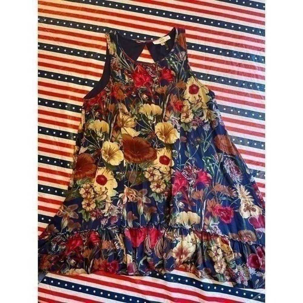 ENTRO Floral Ruffle Dress Size Small - image 7