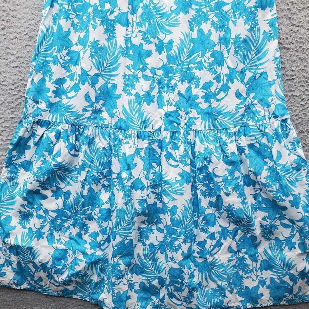 Peyton & Parker Maxi Dress Girls S 7-8 Blue Flora… - image 11