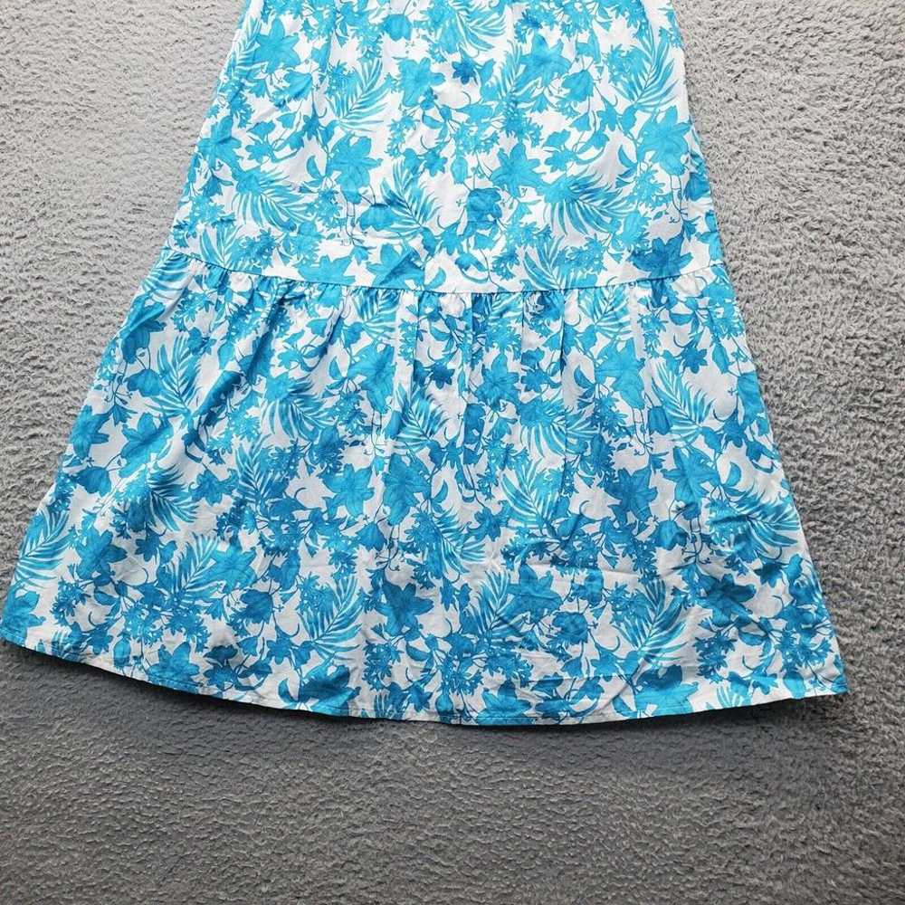 Peyton & Parker Maxi Dress Girls S 7-8 Blue Flora… - image 3