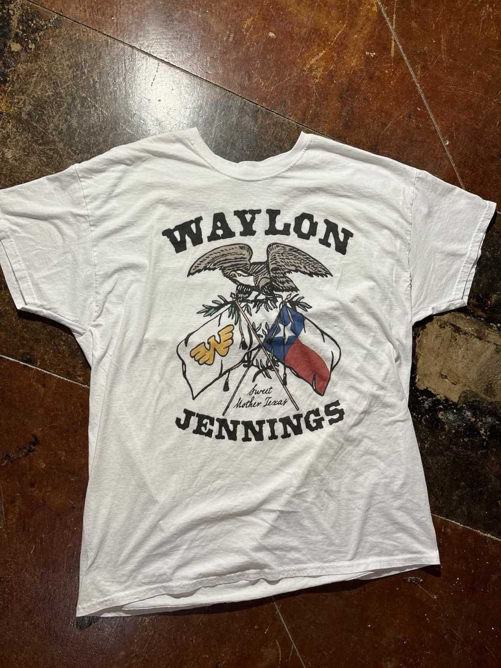 Designer Waylon Jennings Preowned 2XL Band T-shirt - image 2