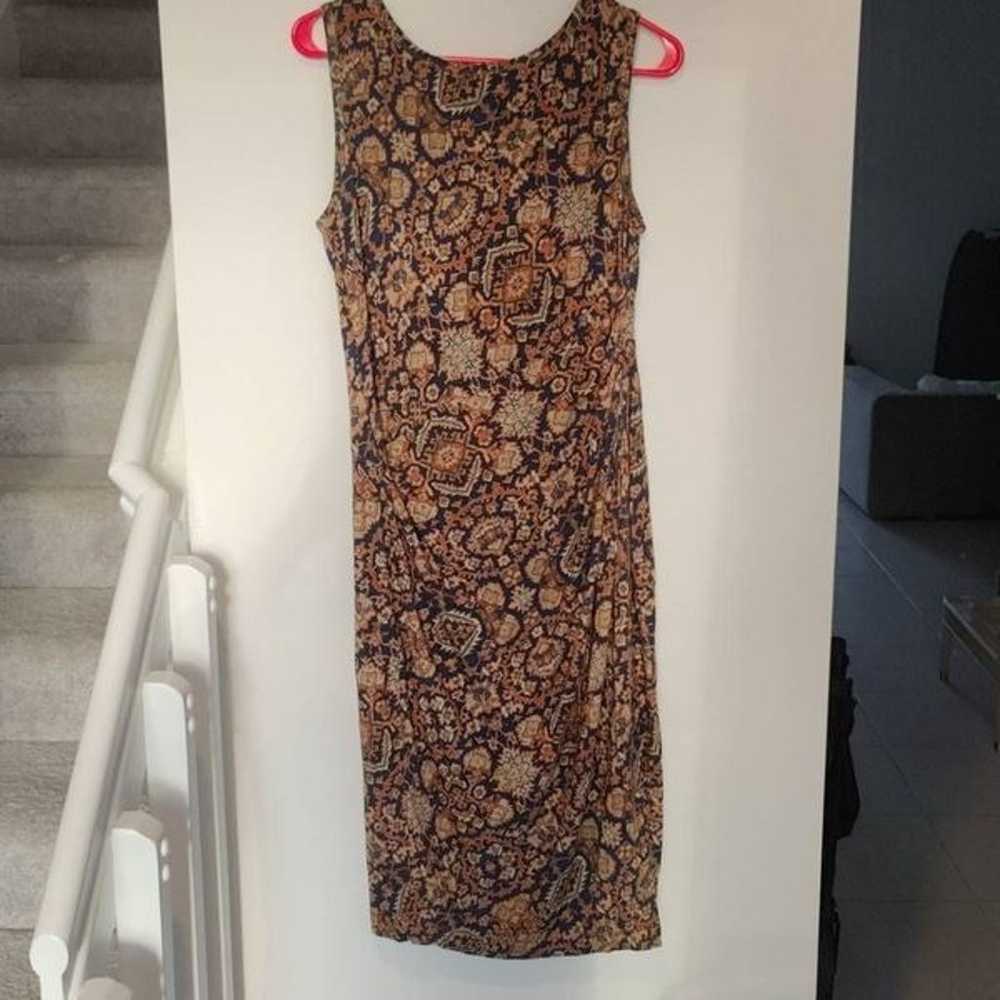 Peruvian Connection Dress Womens Size M Fitted Ma… - image 1