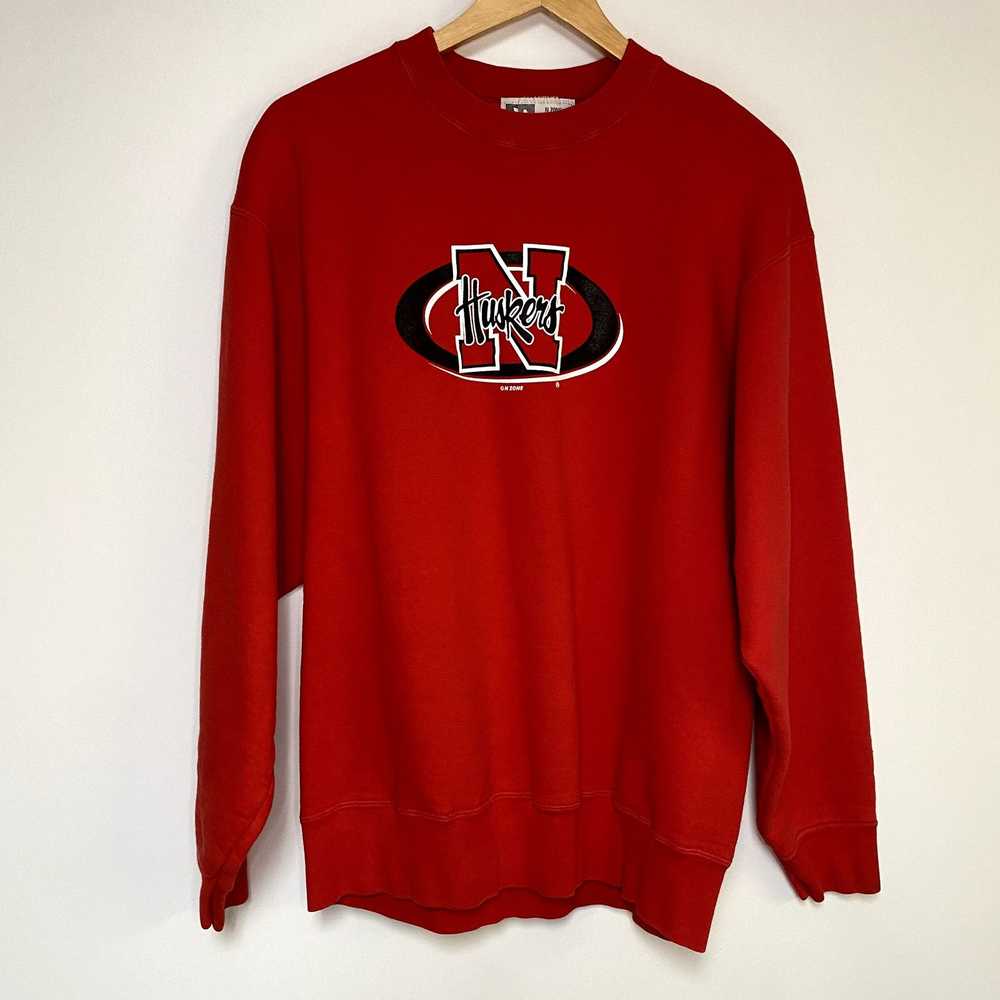 Vintage Vintage Nebraska Sweatshirt Y2K College F… - image 1