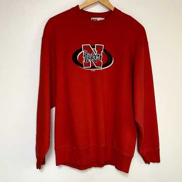 Vintage Vintage Nebraska Sweatshirt Y2K College F… - image 1