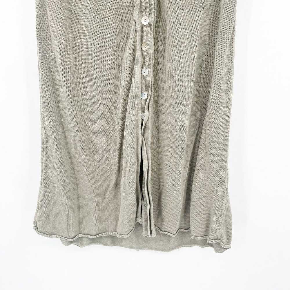 Zara Womens Lagenlook Coastal Button Front Linen … - image 3