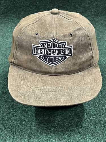 Harley Davidson × Strapback × Vintage 90s Harley … - image 1