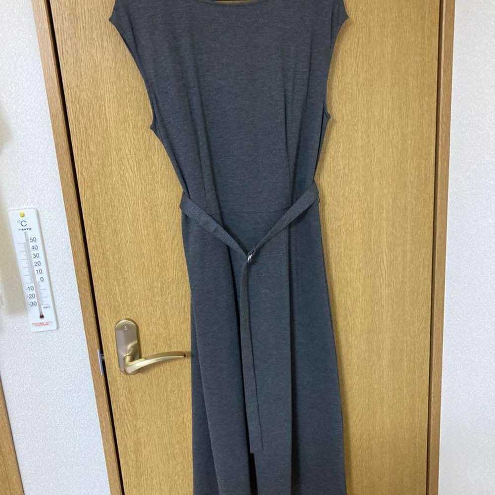 Sleeveless Long Dress with Turtle Neck Set - image 2