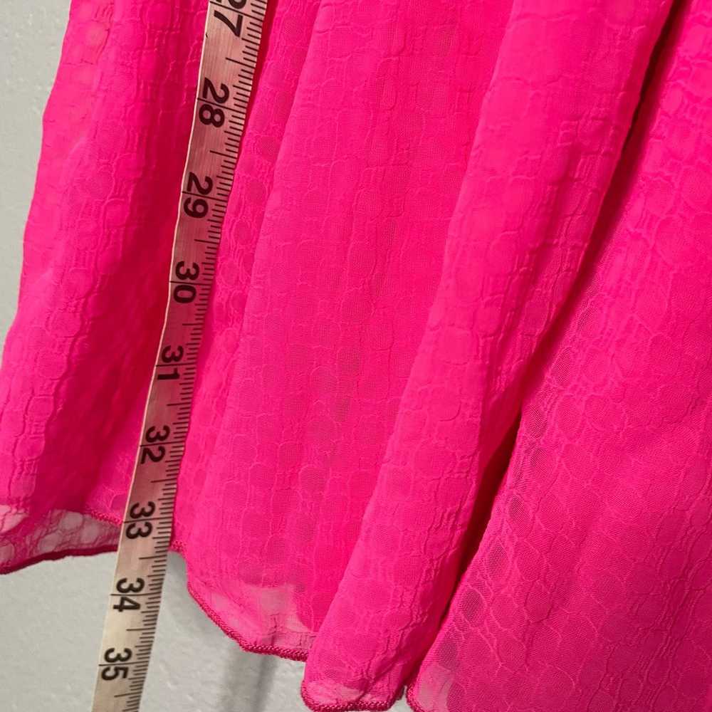 Lucy in the Sky bubblegum pink chiffon dress Size… - image 12