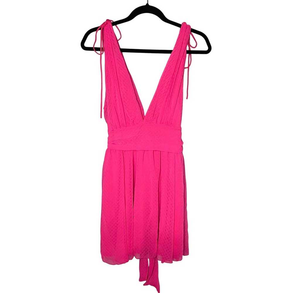 Lucy in the Sky bubblegum pink chiffon dress Size… - image 1