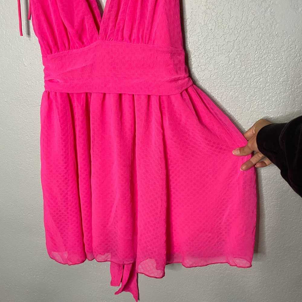 Lucy in the Sky bubblegum pink chiffon dress Size… - image 4