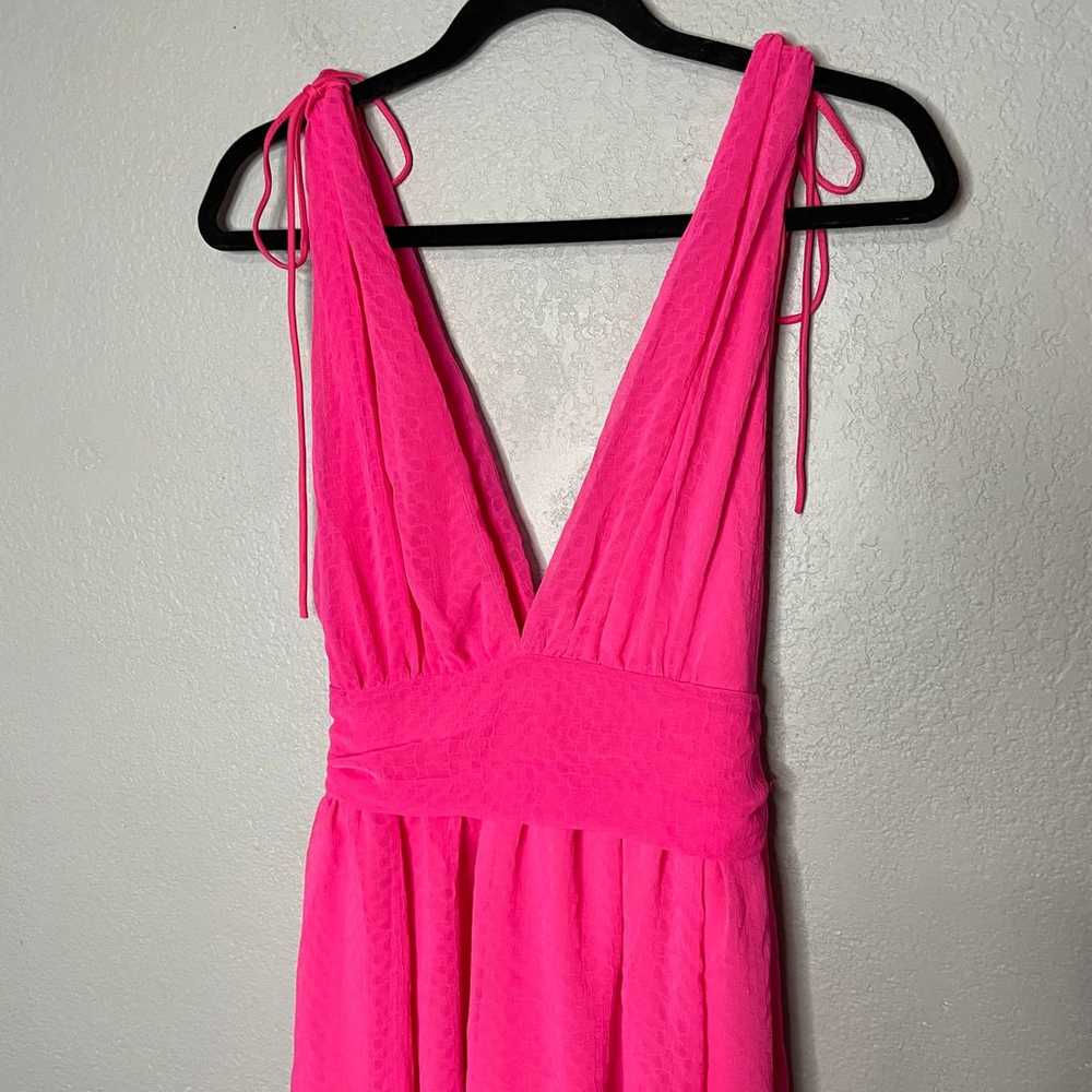 Lucy in the Sky bubblegum pink chiffon dress Size… - image 6