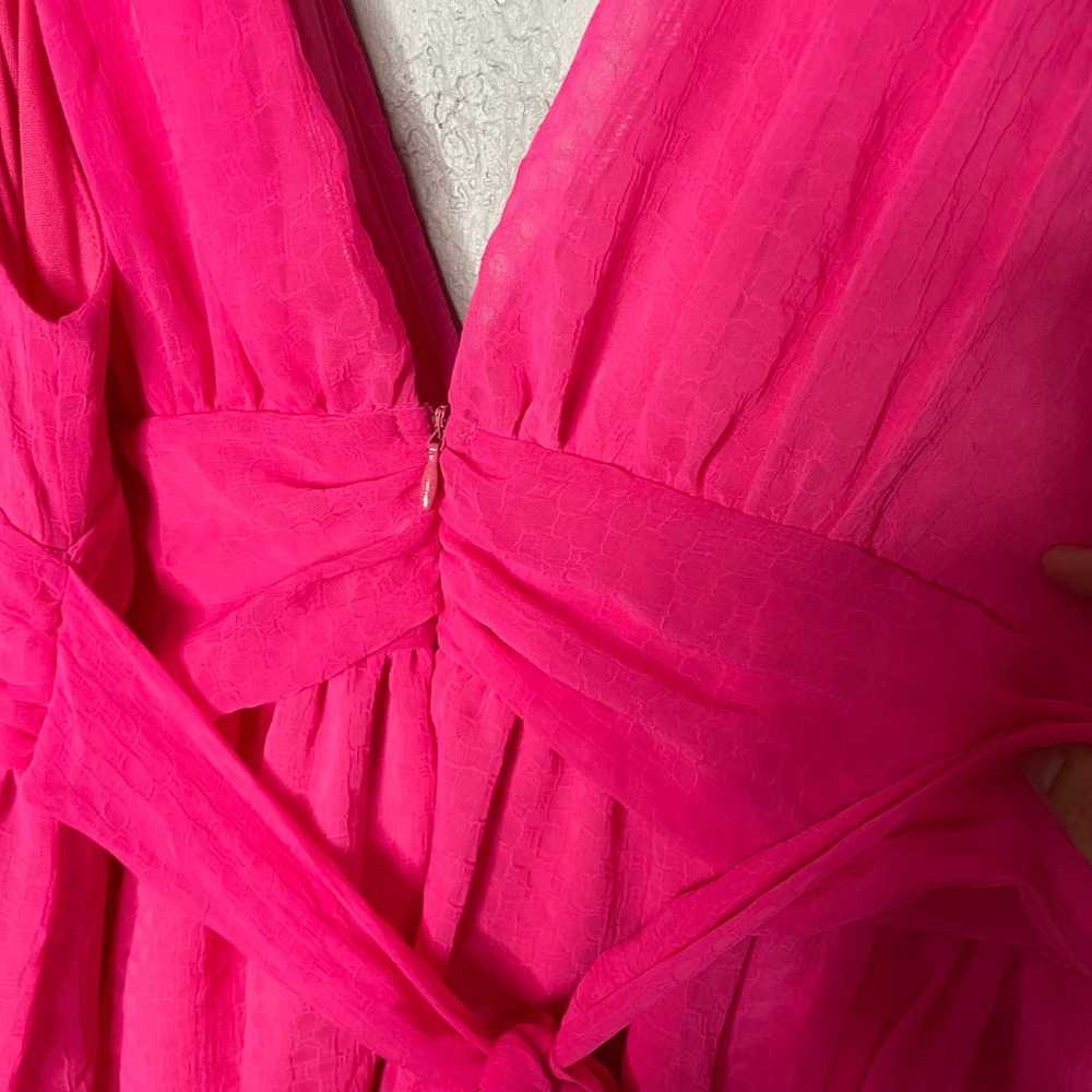 Lucy in the Sky bubblegum pink chiffon dress Size… - image 7