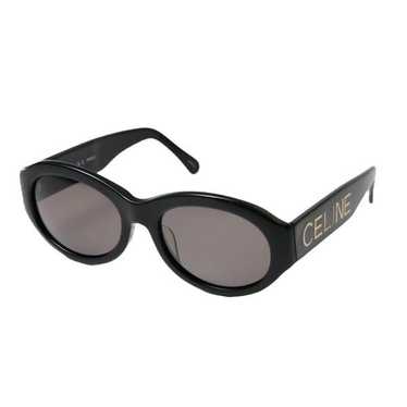 Celine Celine Black Gold Logo Sunglasses CLF-487 - image 1