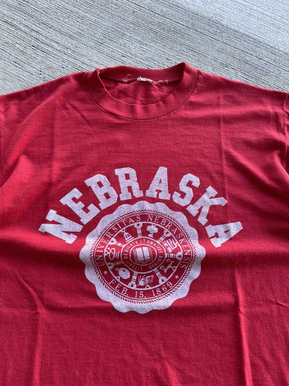 Ncaa × Vintage Vintage 80s University of Nebraska… - image 2