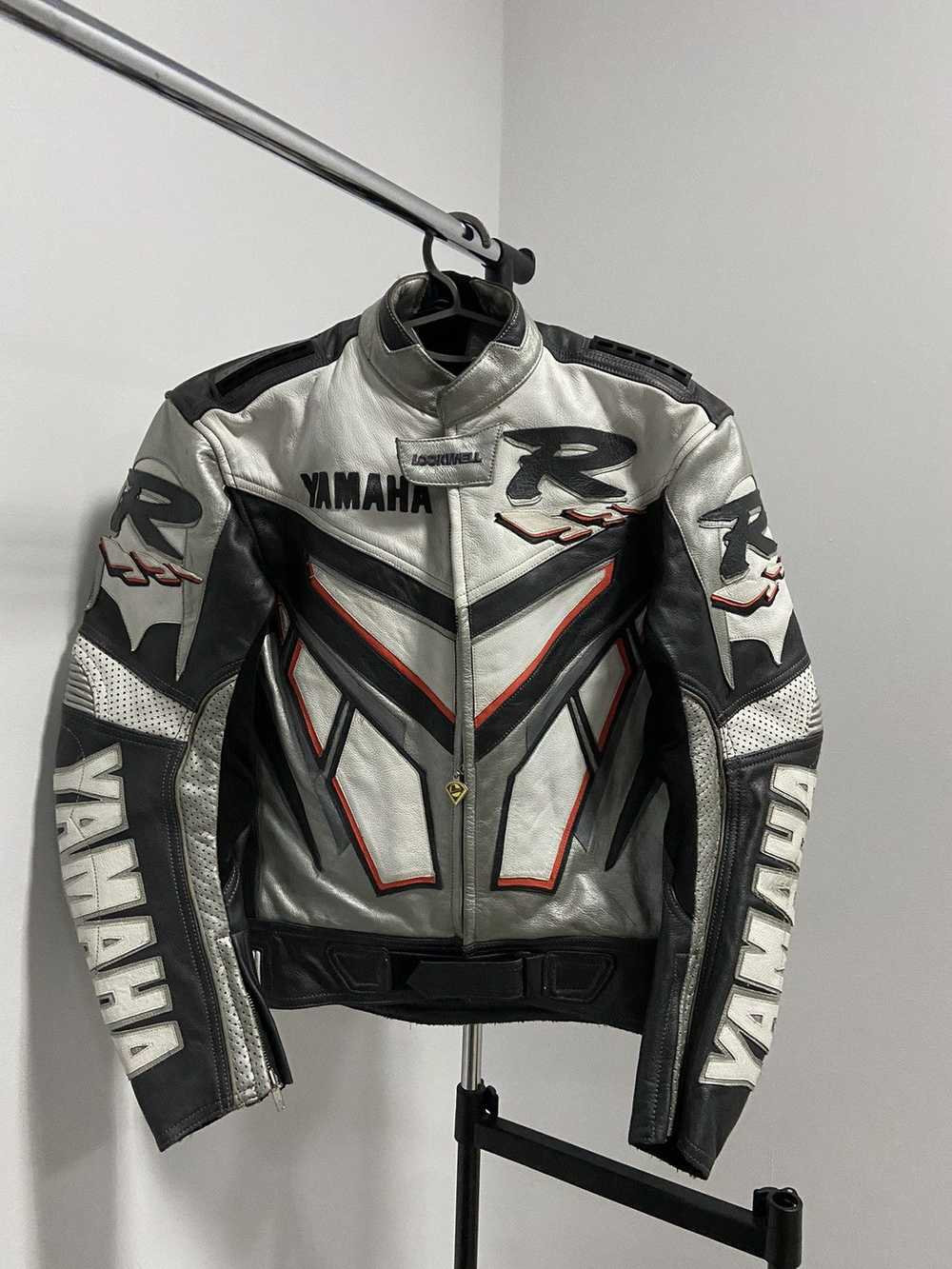 Racing × Vintage × Yamaha Yamaha R leather jacket… - image 1