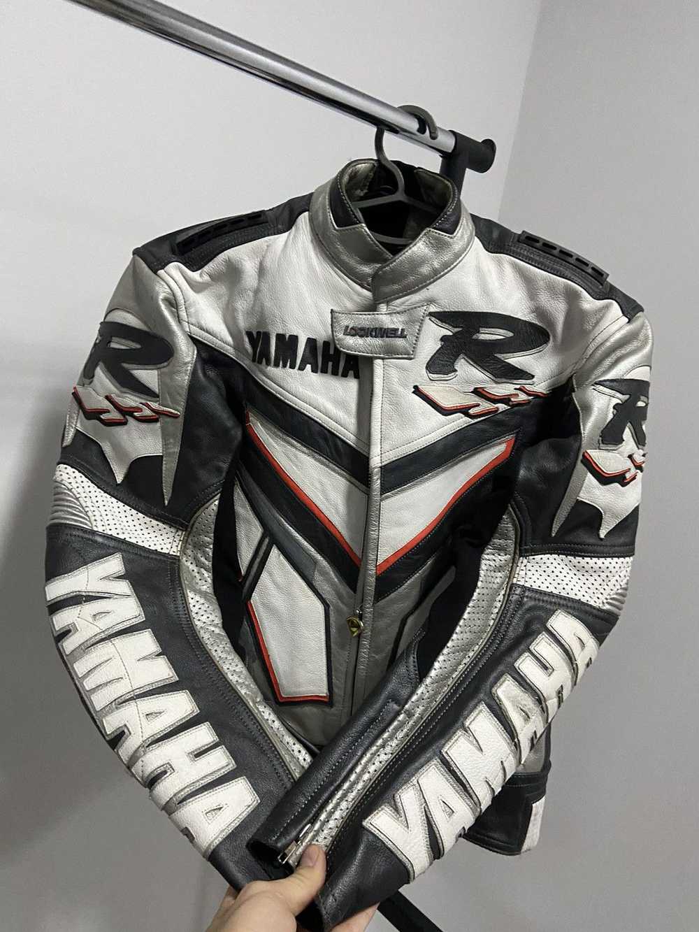 Racing × Vintage × Yamaha Yamaha R leather jacket… - image 4