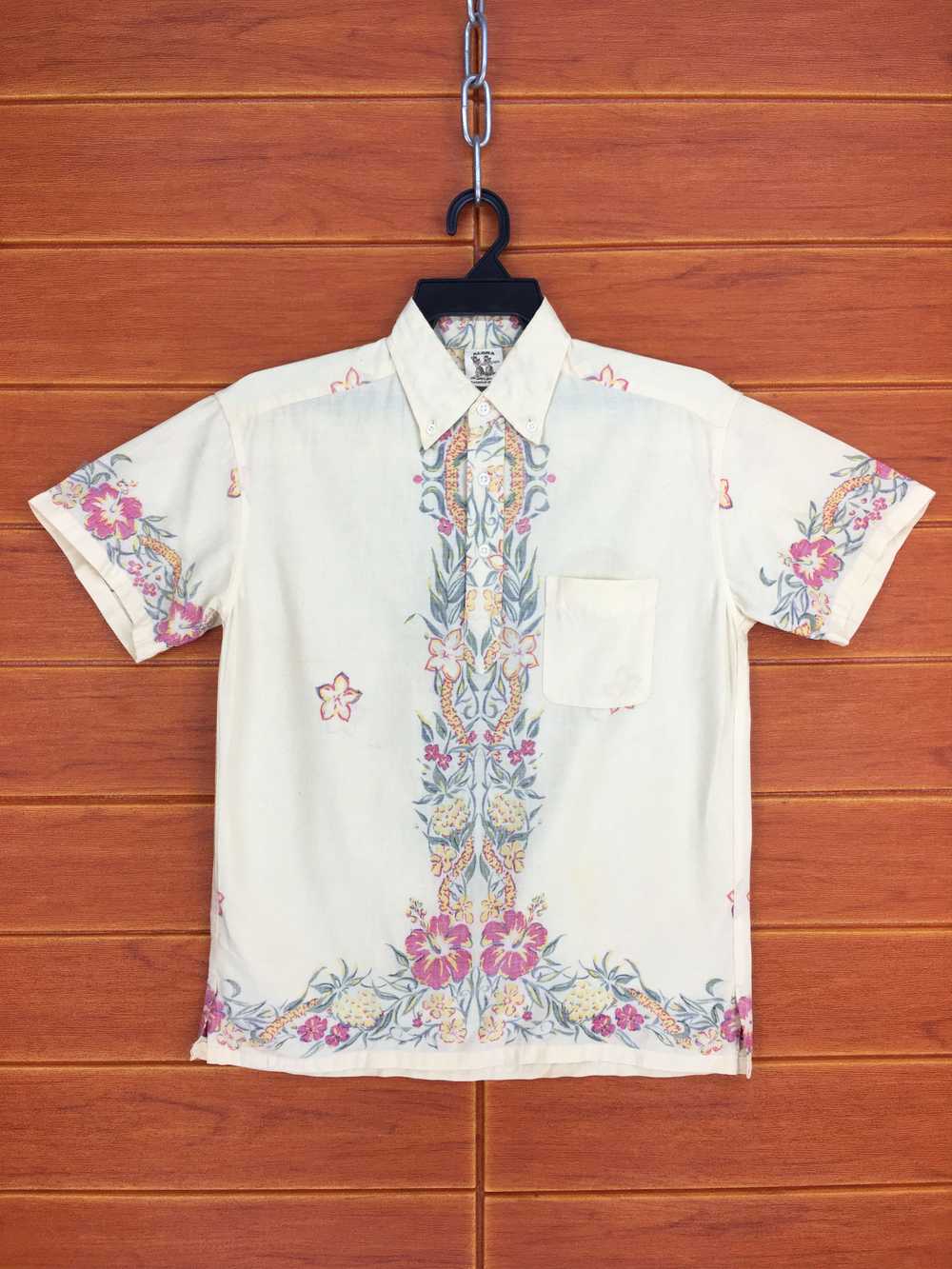 Aloha Wear × Hawaiian Shirt × Sun Surf Vintage GR… - image 1