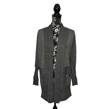 Magaschoni Magaschoni Long Open Front Cardigan Gra