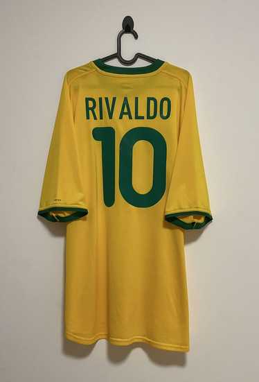 Nike Rivaldo 10 Brazil 2000 Home Jersey / Shirt / 