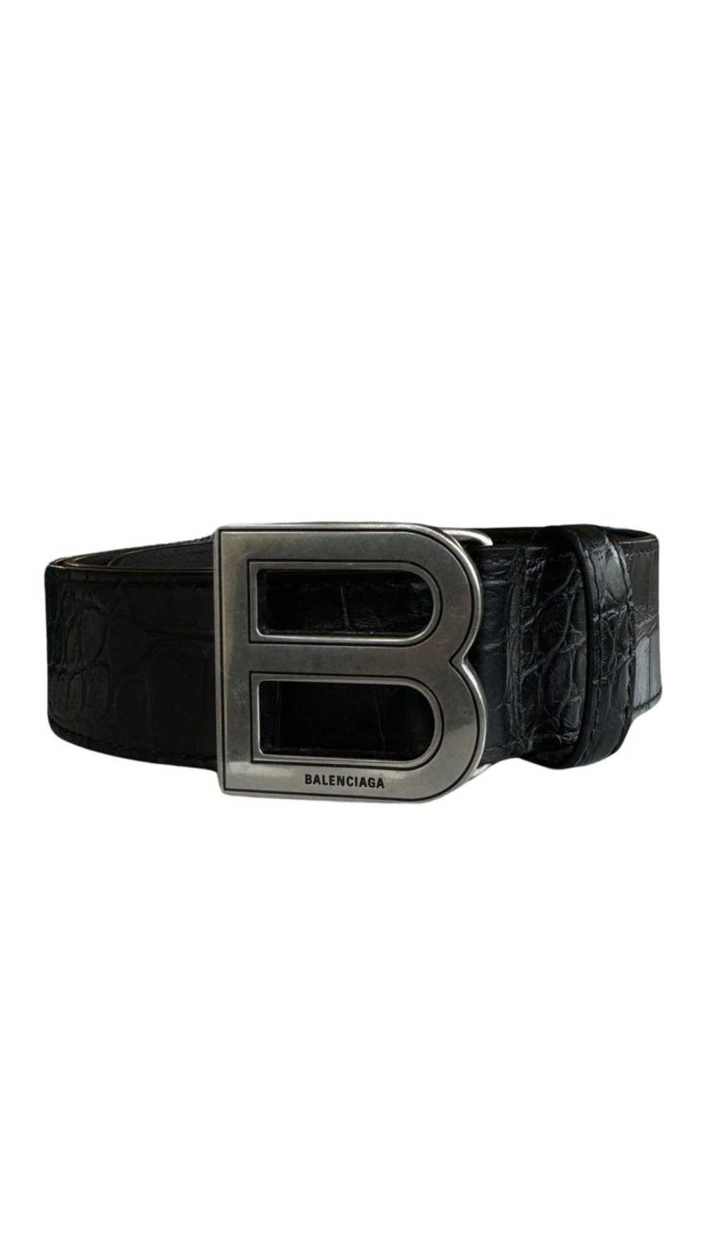 Balenciaga CROCODILE BALENCIAGA BELT SZ 100 - image 1