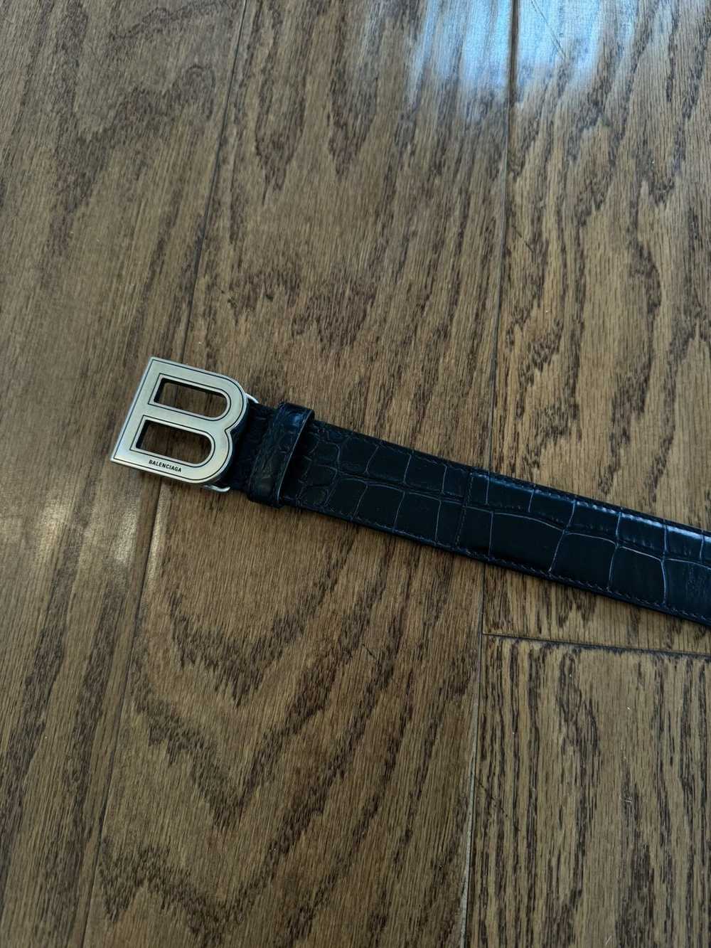 Balenciaga CROCODILE BALENCIAGA BELT SZ 100 - image 2