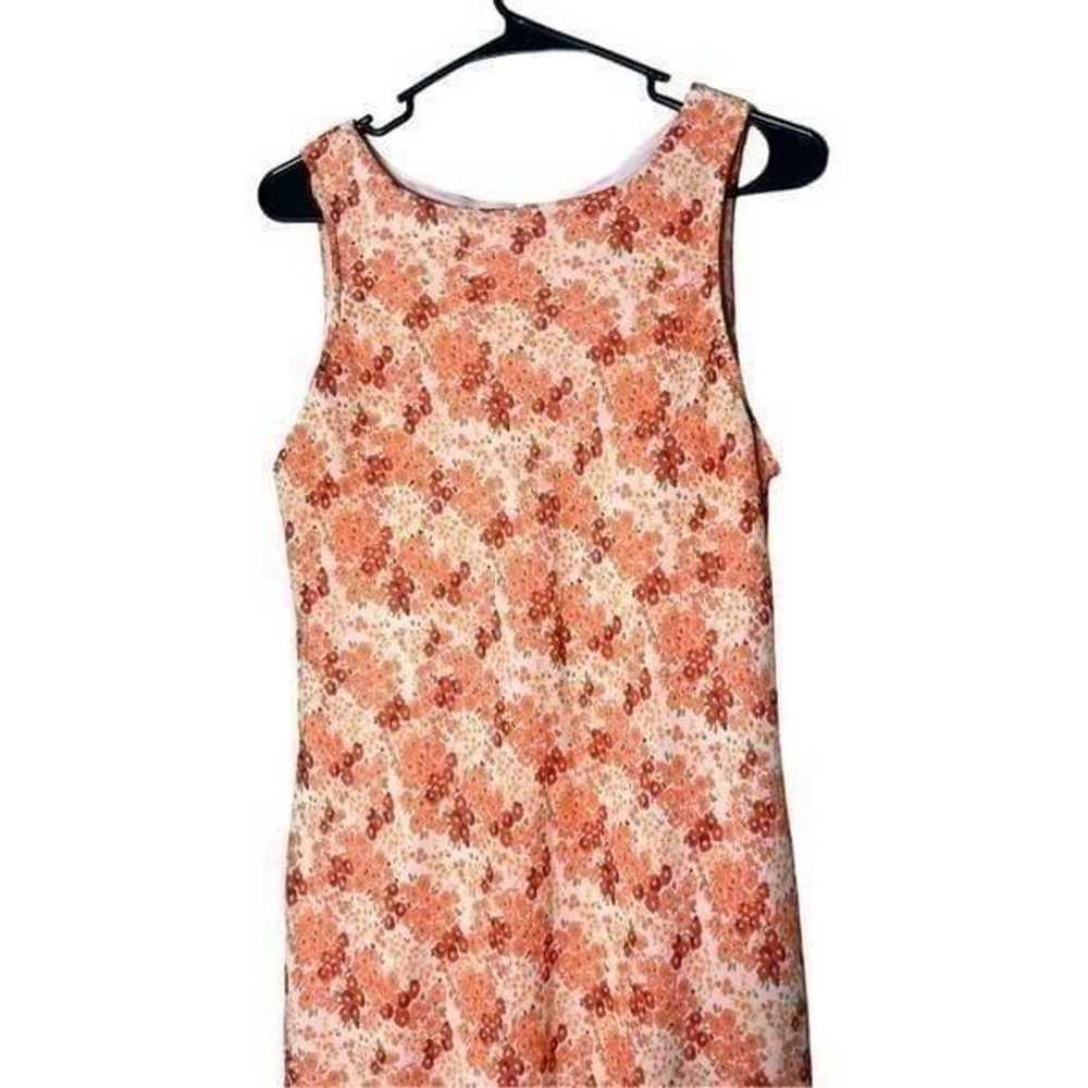 Vintage California Concepts Flower Print Midi Dre… - image 2