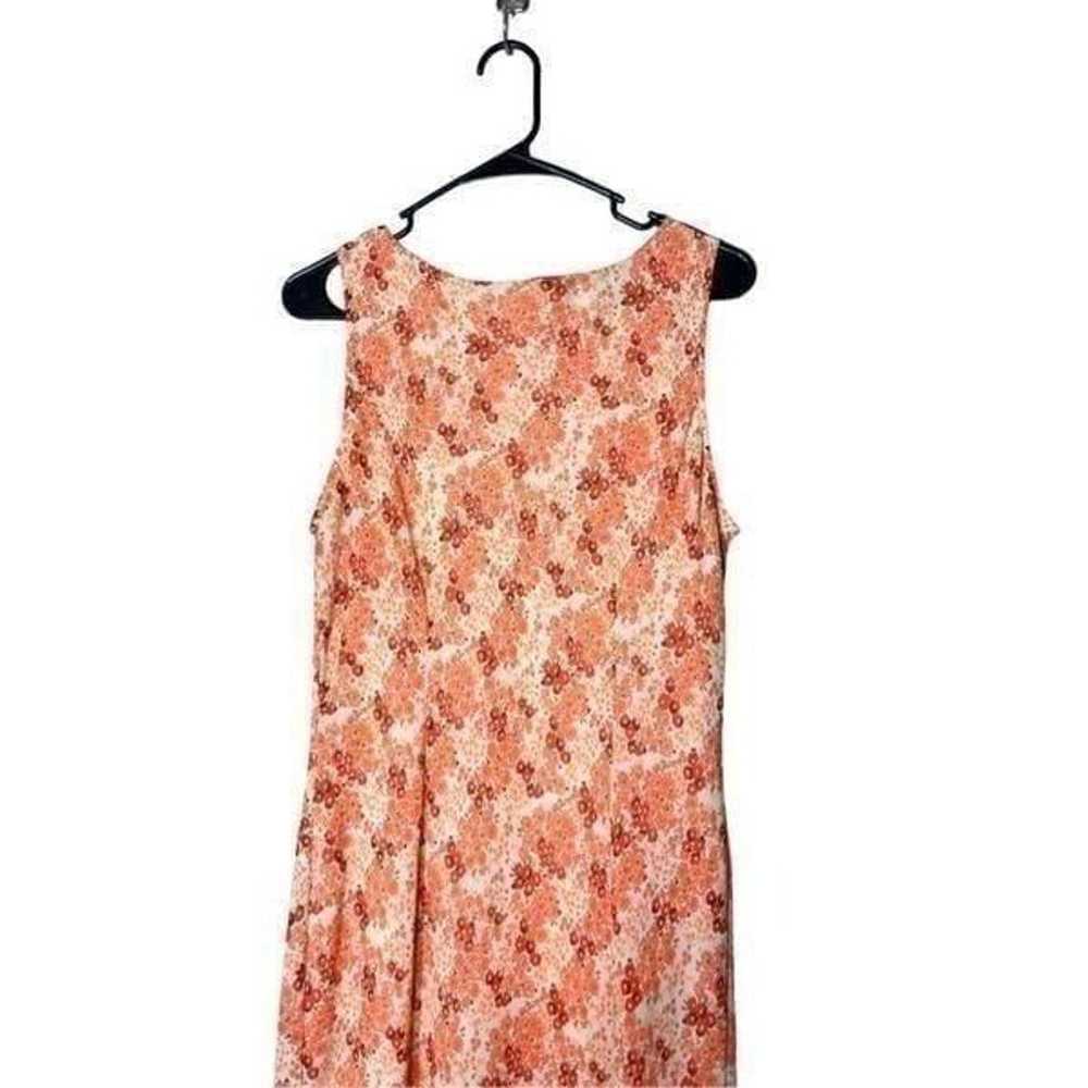 Vintage California Concepts Flower Print Midi Dre… - image 7