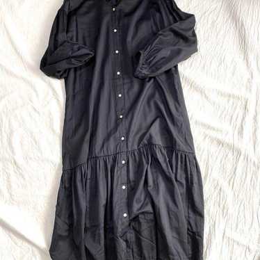 Black Long Sleeve Tiered Dress - image 1