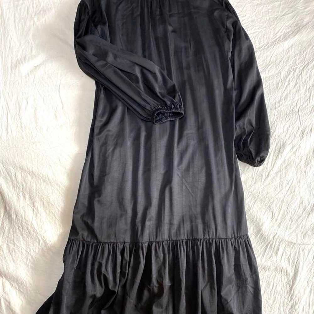 Black Long Sleeve Tiered Dress - image 2