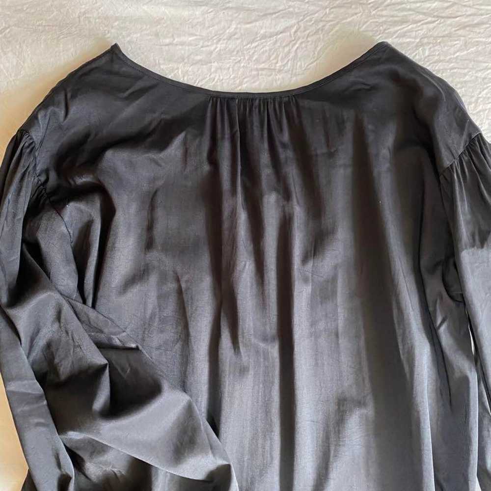 Black Long Sleeve Tiered Dress - image 3