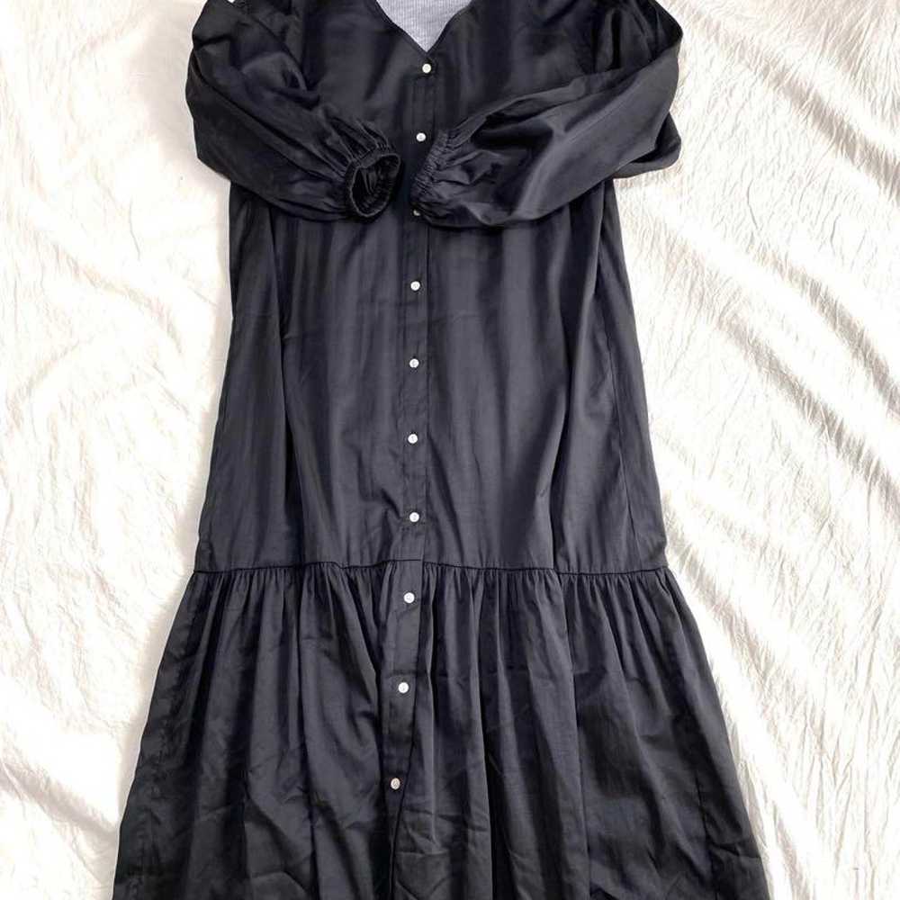 Black Long Sleeve Tiered Dress - image 4