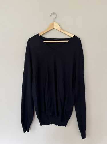 Prada Prada navy v-neck sweater