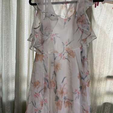 Floral Chiffon Dress