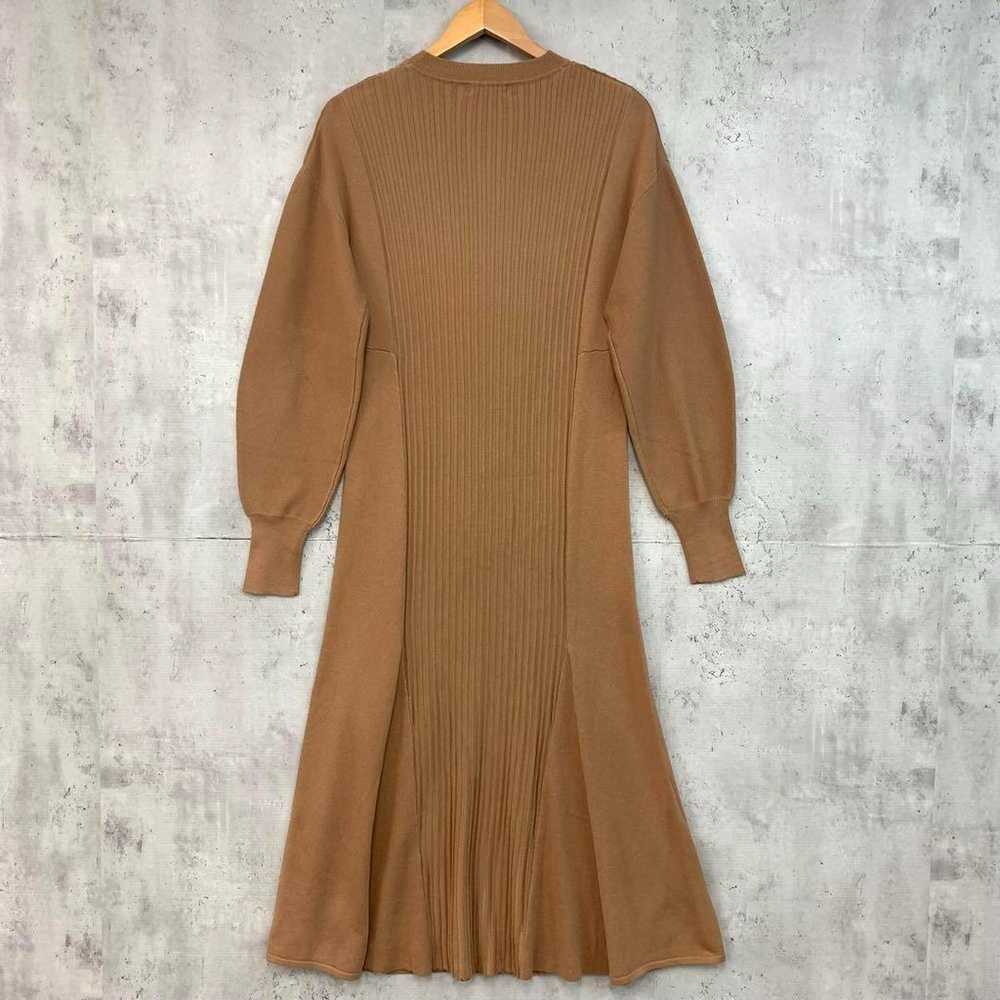 STYLEMIXER Rib Panel Flare Knit Dress S - image 6