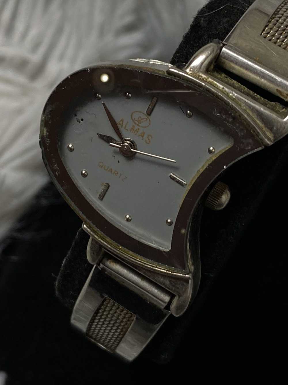 Japanese Brand × Vintage Elegant Curved Dial Rare… - image 4