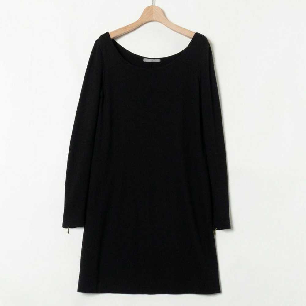 Theory Luxe long sleeve dress in black - simple a… - image 1