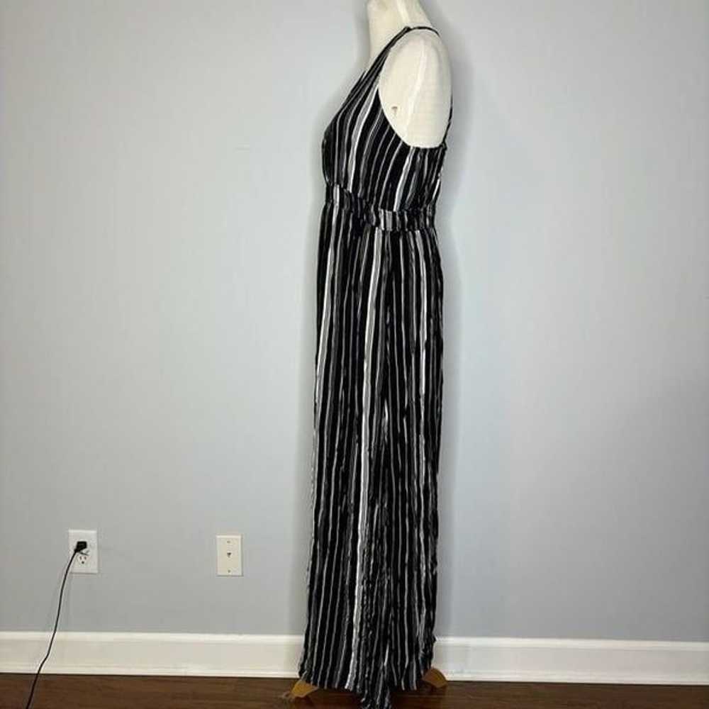 Maurices- Black & White Striped Maxi Dress - image 2