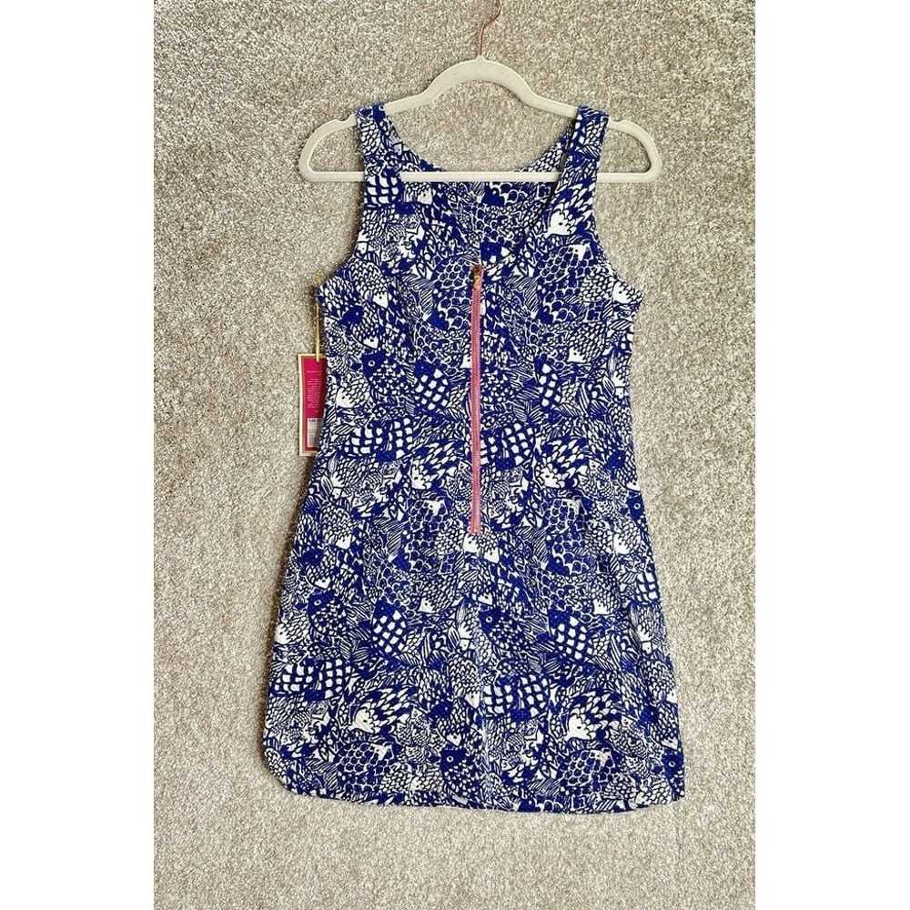 Lilly Pulitzer Dress Women's 4 Upstream Blue Whit… - image 2