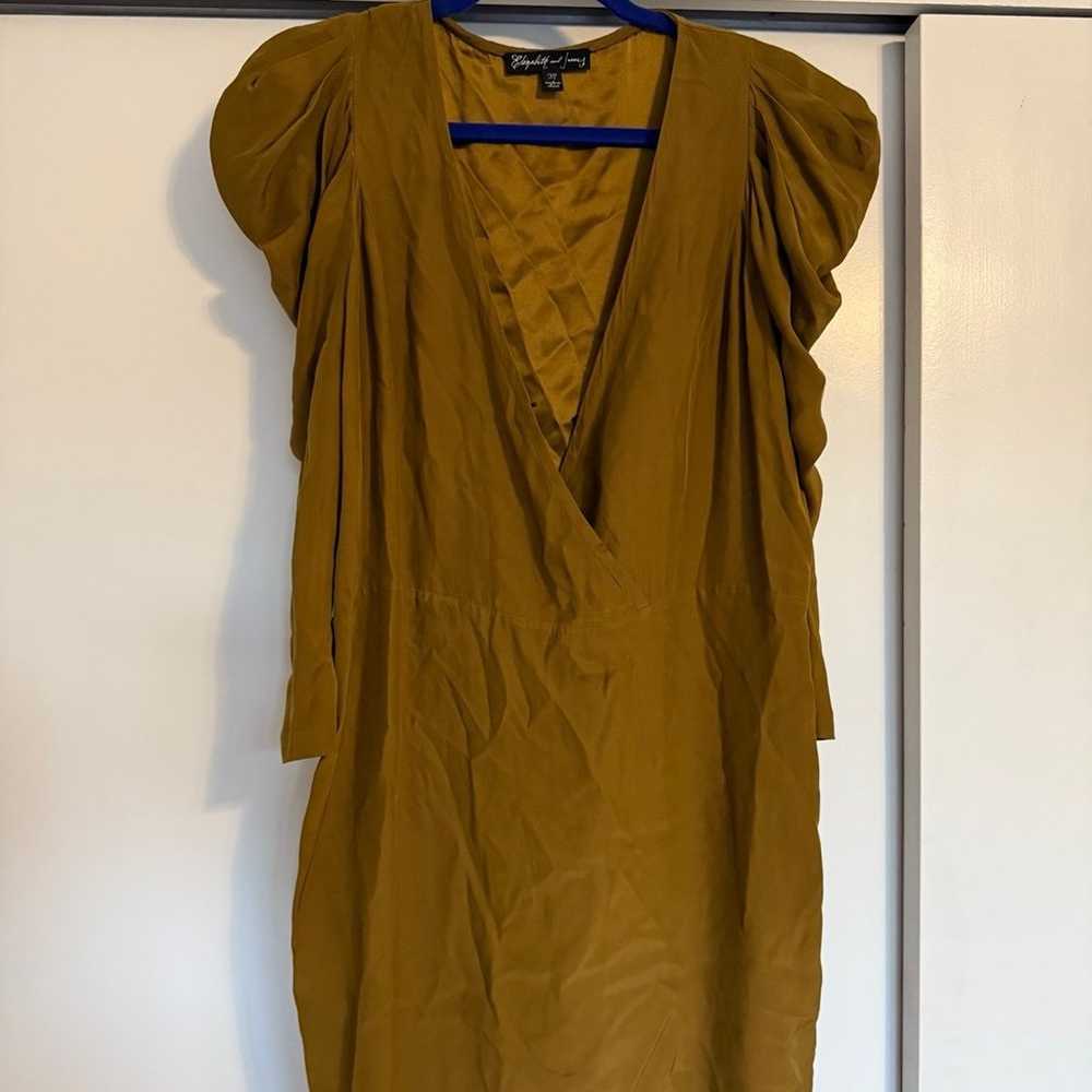 Satin Gold Dress - image 1