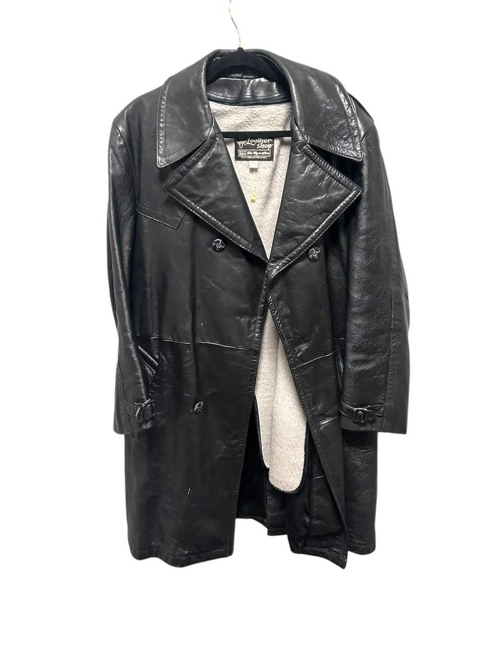 Avant Garde × Leather Jacket × Vintage Vintage Ch… - image 2